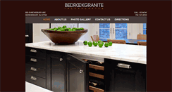 Desktop Screenshot of bedrockgranite.com