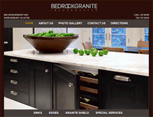 Tablet Screenshot of bedrockgranite.com